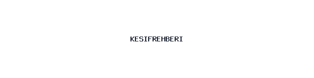 Kesifrehberi